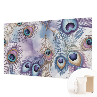 Fotótapéta méretre nappaliba Pávatollak