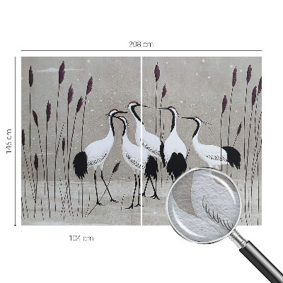 Modern fotótapéta méretre Egy darucsapat