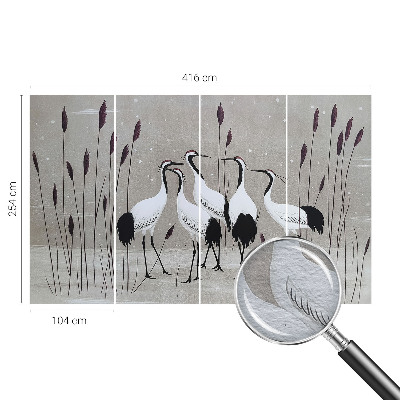 Modern fotótapéta méretre Egy darucsapat