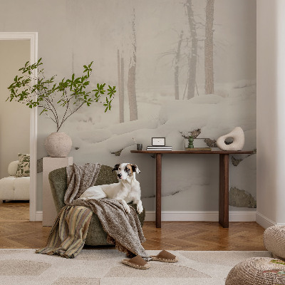 Óriás fotótapéta Havas erdő