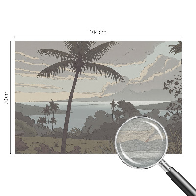 Dekoratív fotótapéta nappaliba Egzotikus táj