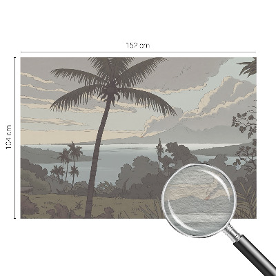 Dekoratív fotótapéta nappaliba Egzotikus táj