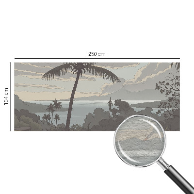 Dekoratív fotótapéta nappaliba Egzotikus táj