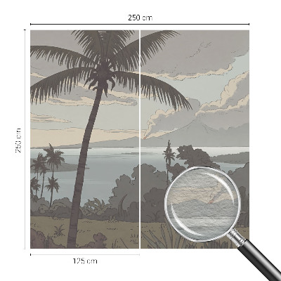 Dekoratív fotótapéta nappaliba Egzotikus táj