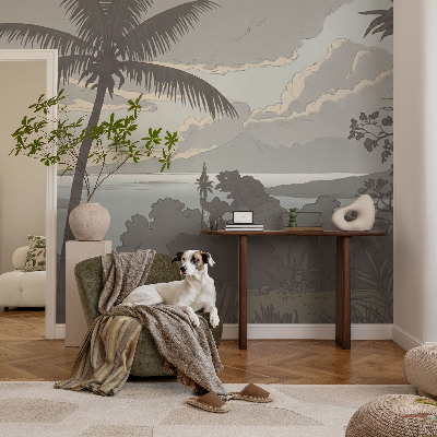 Dekoratív fotótapéta nappaliba Egzotikus táj