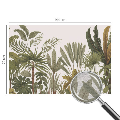 Fényképes tapéta Egzotikus levelek