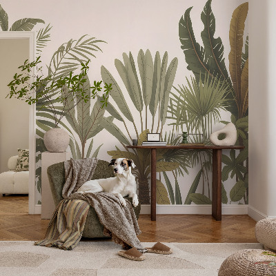 Fényképes tapéta Egzotikus levelek