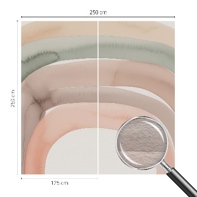 Flíz fotótapéta Szivárvány ívek