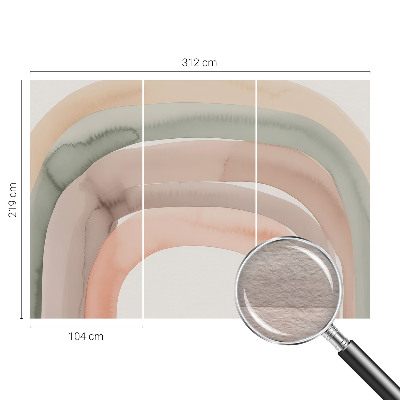 Flíz fotótapéta Szivárvány ívek