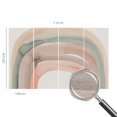 Flíz fotótapéta Szivárvány ívek