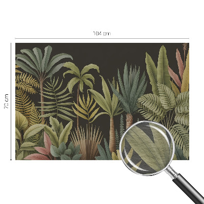 Vlies fotótapéta nappaliba Trópusi dzsungel