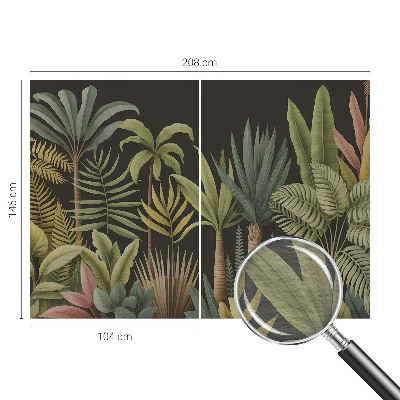 Vlies fotótapéta nappaliba Trópusi dzsungel