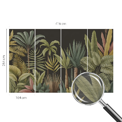 Vlies fotótapéta nappaliba Trópusi dzsungel