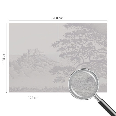 Vlies fotótapéta gyerekszobába Vár táj