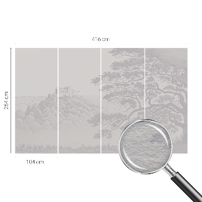 Vlies fotótapéta gyerekszobába Vár táj