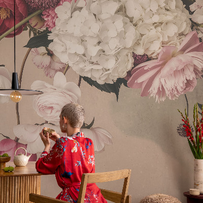 Poszter tapéta Romantikus virágok