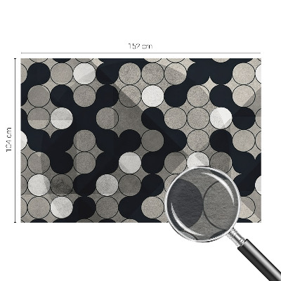 Fotótapéta méretre hálószobába Geometriai körök