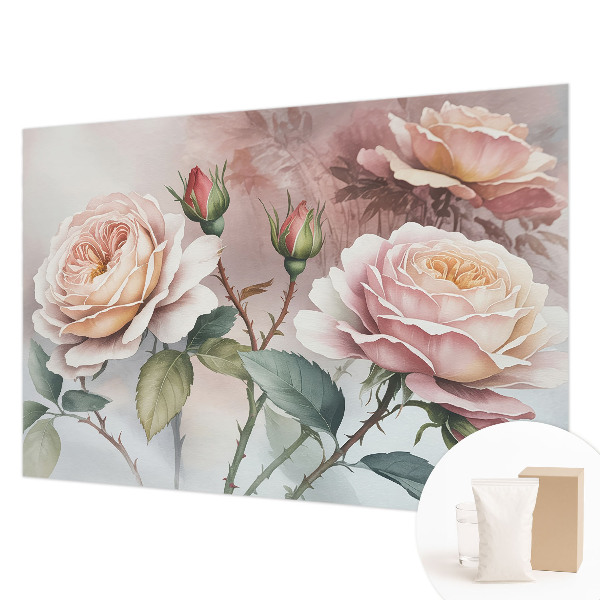 Dekor fotótapéta Pasztell rózsák