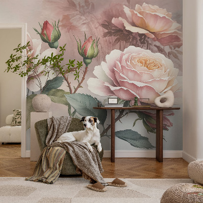 Dekor fotótapéta Pasztell rózsák