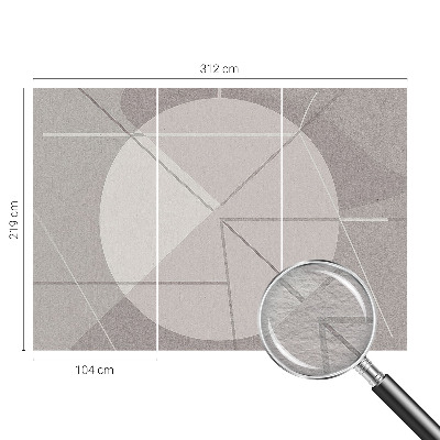 Modern fotótapéta méretre Absztrakt geometria