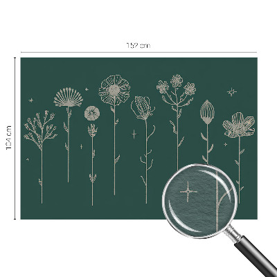 Dekoratív fotótapéta nappaliba Finom virágok