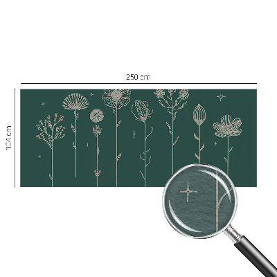 Dekoratív fotótapéta nappaliba Finom virágok