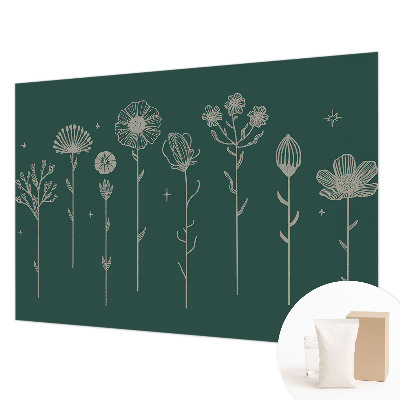 Dekoratív fotótapéta nappaliba Finom virágok