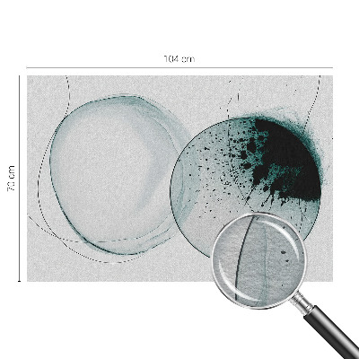 Óriás fotótapéta Zöld körök