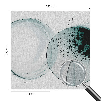 Óriás fotótapéta Zöld körök