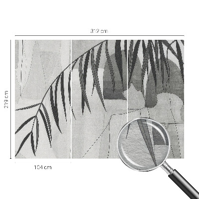 Vlies fotótapéta falra Absztrakt pálmafa