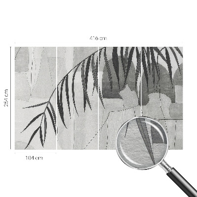 Vlies fotótapéta falra Absztrakt pálmafa