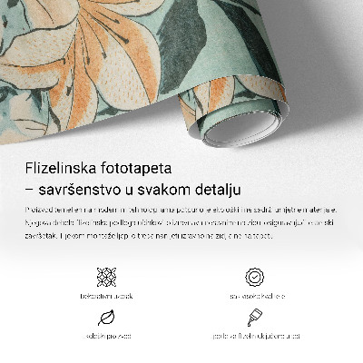 Vlies fotótapéta falra Absztrakt pálmafa
