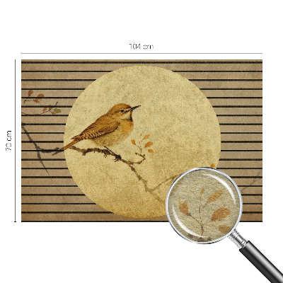 Nyomtatott vlies fotótapéta Harmónia madár