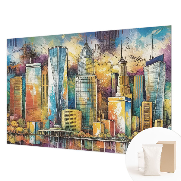 Fotótapéta hálószobába Városi panoráma