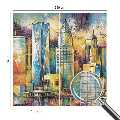 Fotótapéta hálószobába Városi panoráma