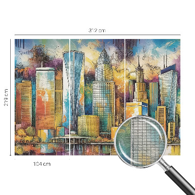 Fotótapéta hálószobába Városi panoráma