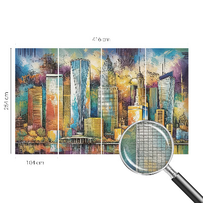 Fotótapéta hálószobába Városi panoráma