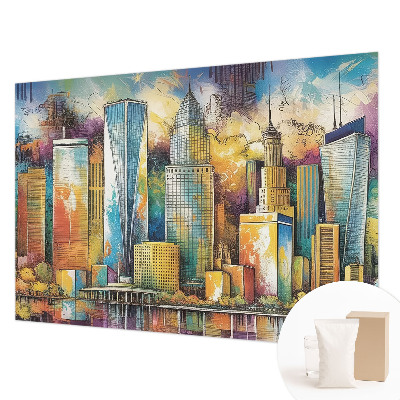 Fotótapéta hálószobába Városi panoráma