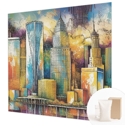 Fotótapéta hálószobába Városi panoráma