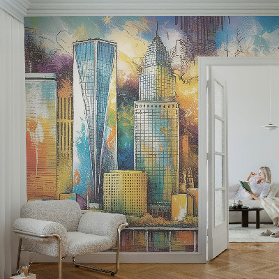 Fotótapéta hálószobába Városi panoráma