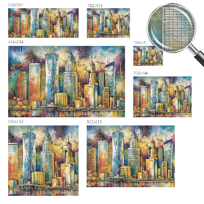 Fotótapéta hálószobába Városi panoráma