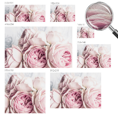 Fotótapéta méretre Rózsaszín rózsák