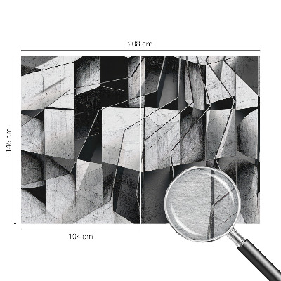 Vlies fotótapéta hálószobába Geometriai absztrakció