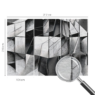 Vlies fotótapéta hálószobába Geometriai absztrakció