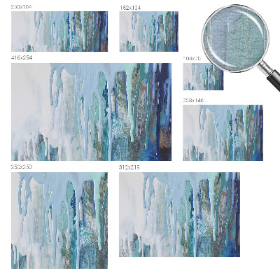 Modern fotótapéta méretre Kék Kaszkádok