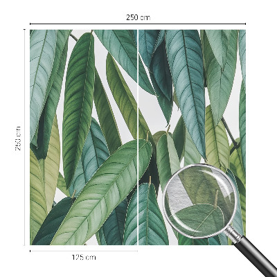 Vlies fotótapéta nappaliba Természetes levelek