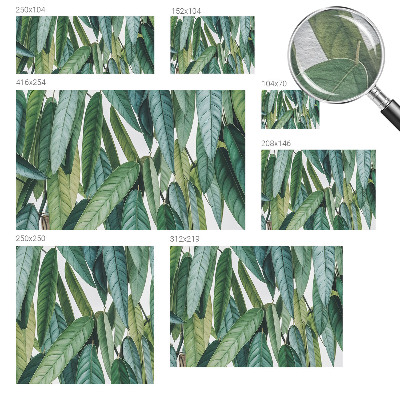 Vlies fotótapéta nappaliba Természetes levelek