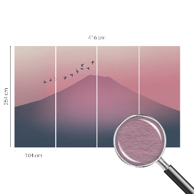 Prémium vlies fotótapéta Hegyi Nyugat