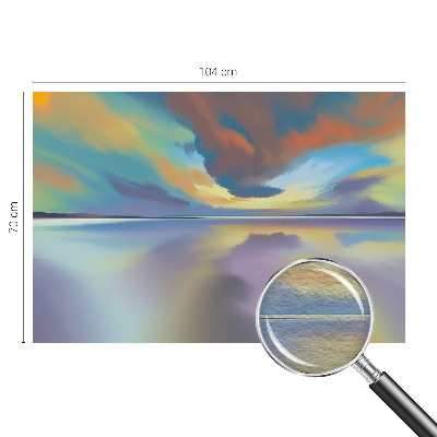 Fotótapéta Szivárványos naplemente