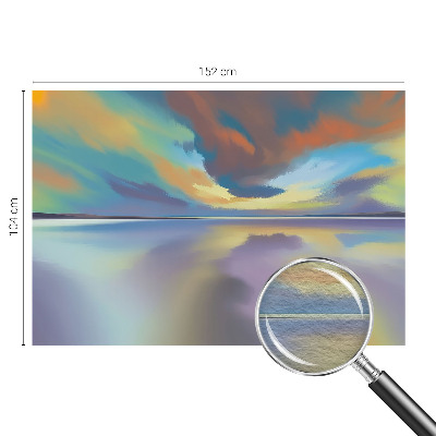 Fotótapéta Szivárványos naplemente